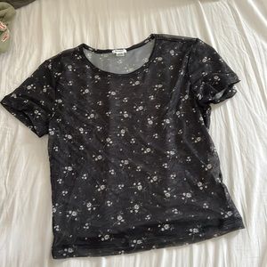 Sheer Floral Top